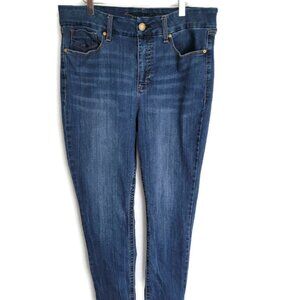 Seven7 Tummyless Hi Rise Skinny Jean, Sz 16